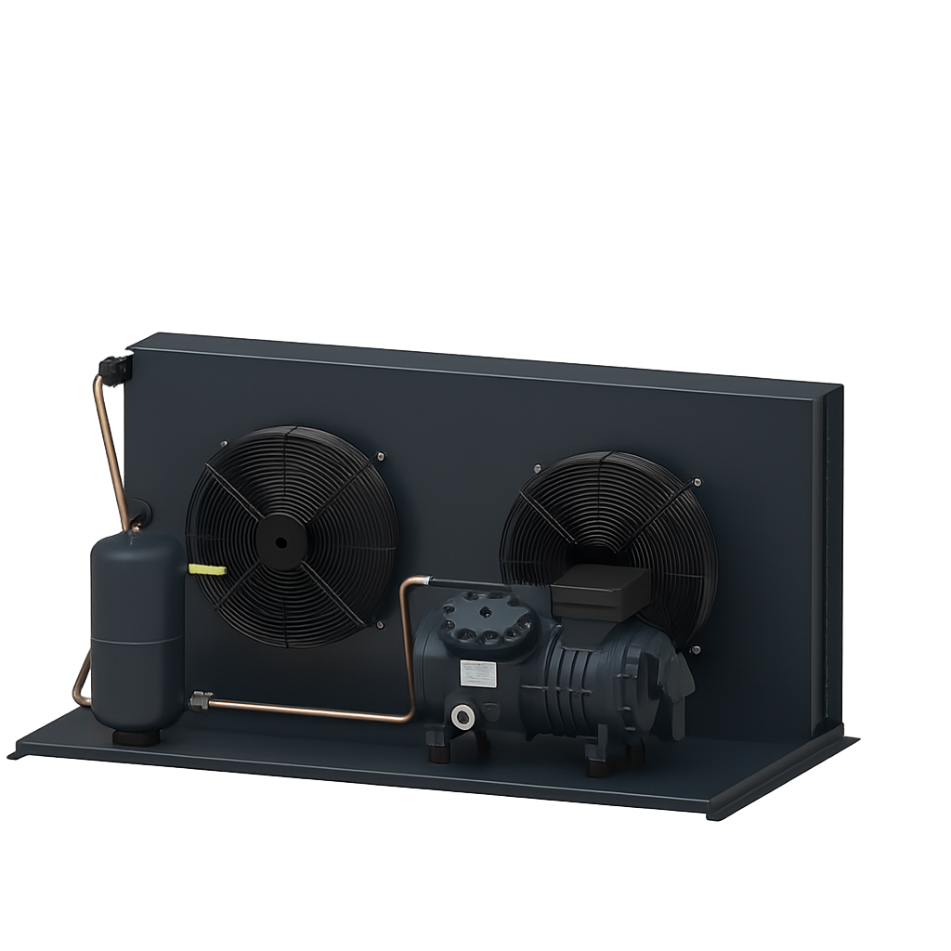Semi-Hermetic Condensing Unit (white background)